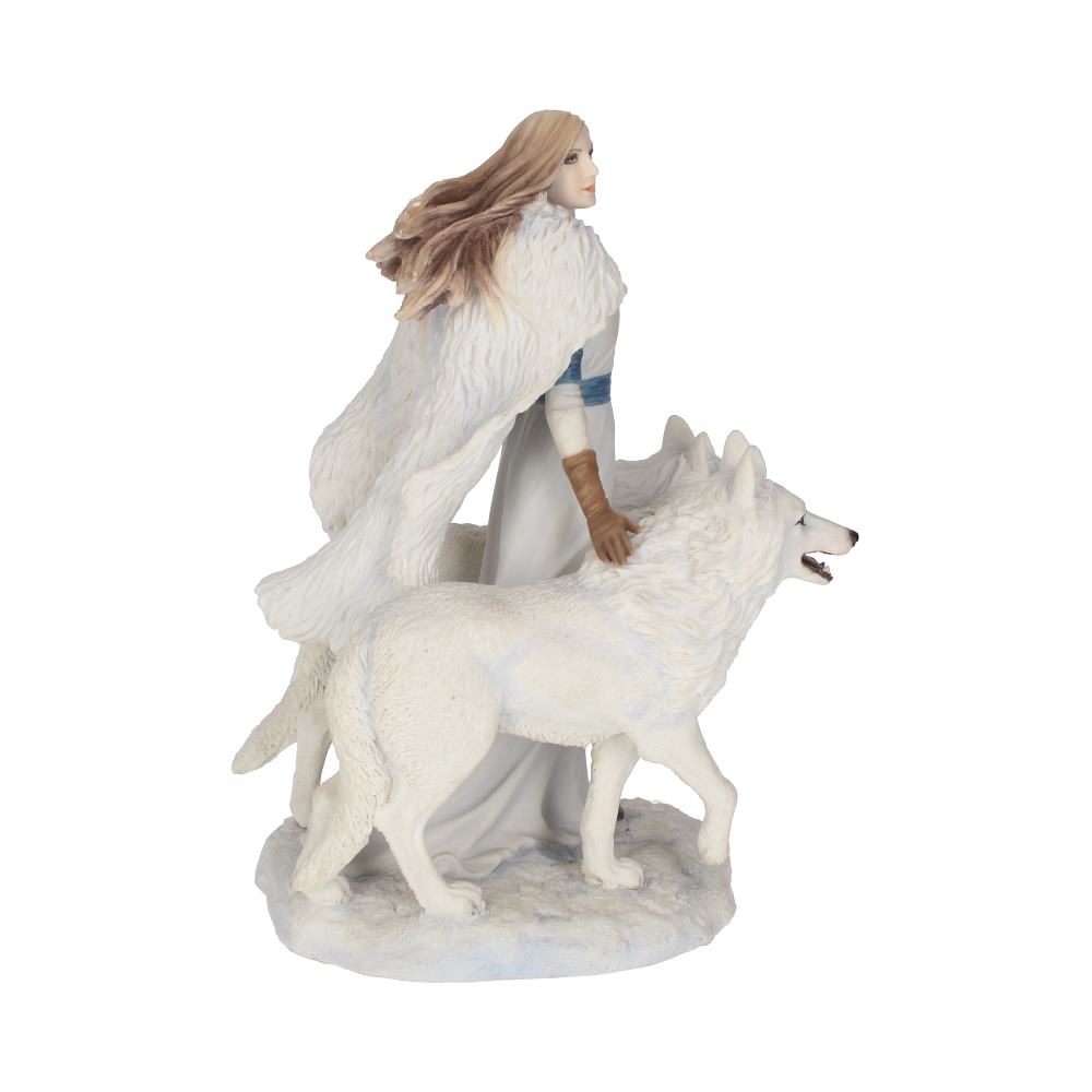 Winter Guardians Wolf Companion Figurine 23cm by Anne Stokes 6