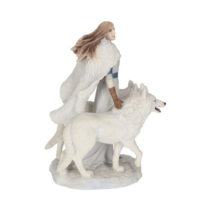 Winter Guardians Wolf Companion Figurine 23cm by Anne Stokes 6
