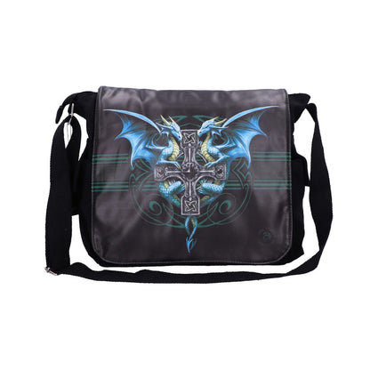 Gothic Fantasy Dragon Duo Messenger Bag by Anne Stokes 40cm 1