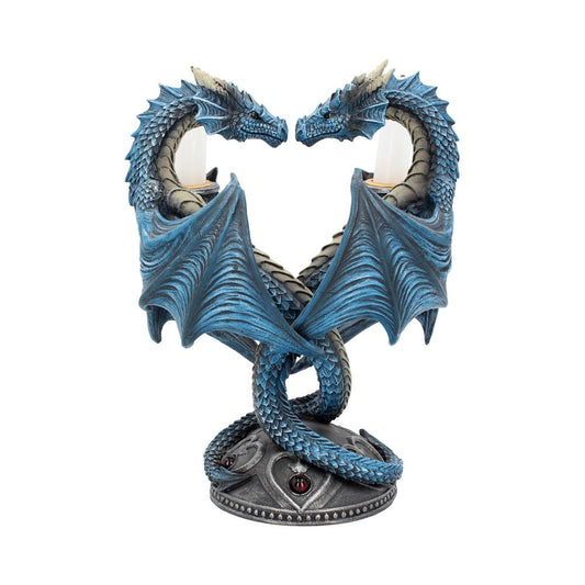 Dragon Heart Candle Holder 23cm Designed By Anne Stokes 1