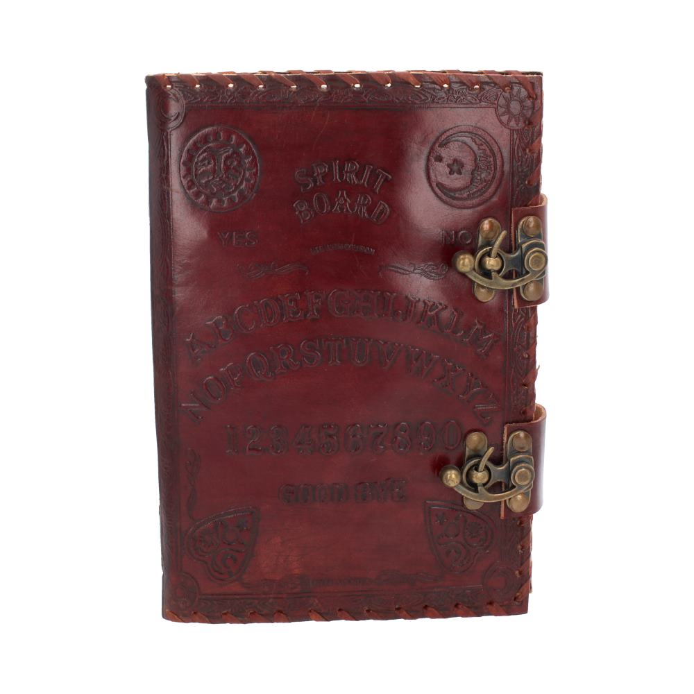 Spirit Board Clasping Embossed Leather Journal 25cm 1