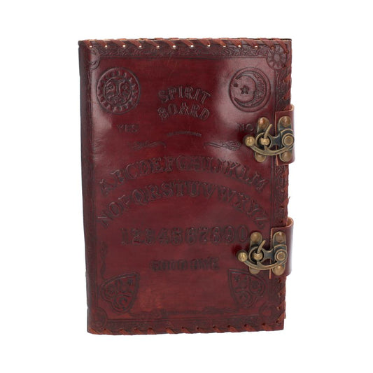 Spirit Board Clasping Embossed Leather Journal 25cm 1