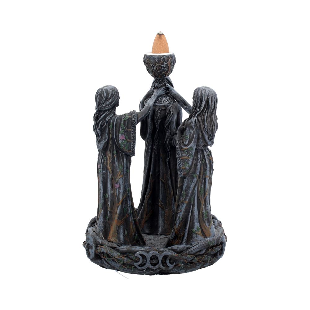Mother Maiden Crone Backflow Incense Burner 18cm 1