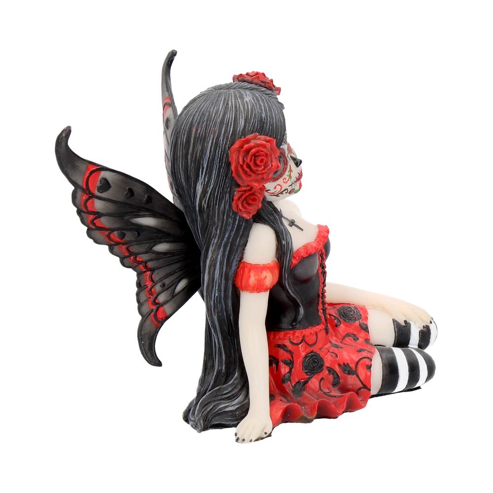 Rosalia Figurine Sugar Skull Fairy Ornament 10.5cm 6