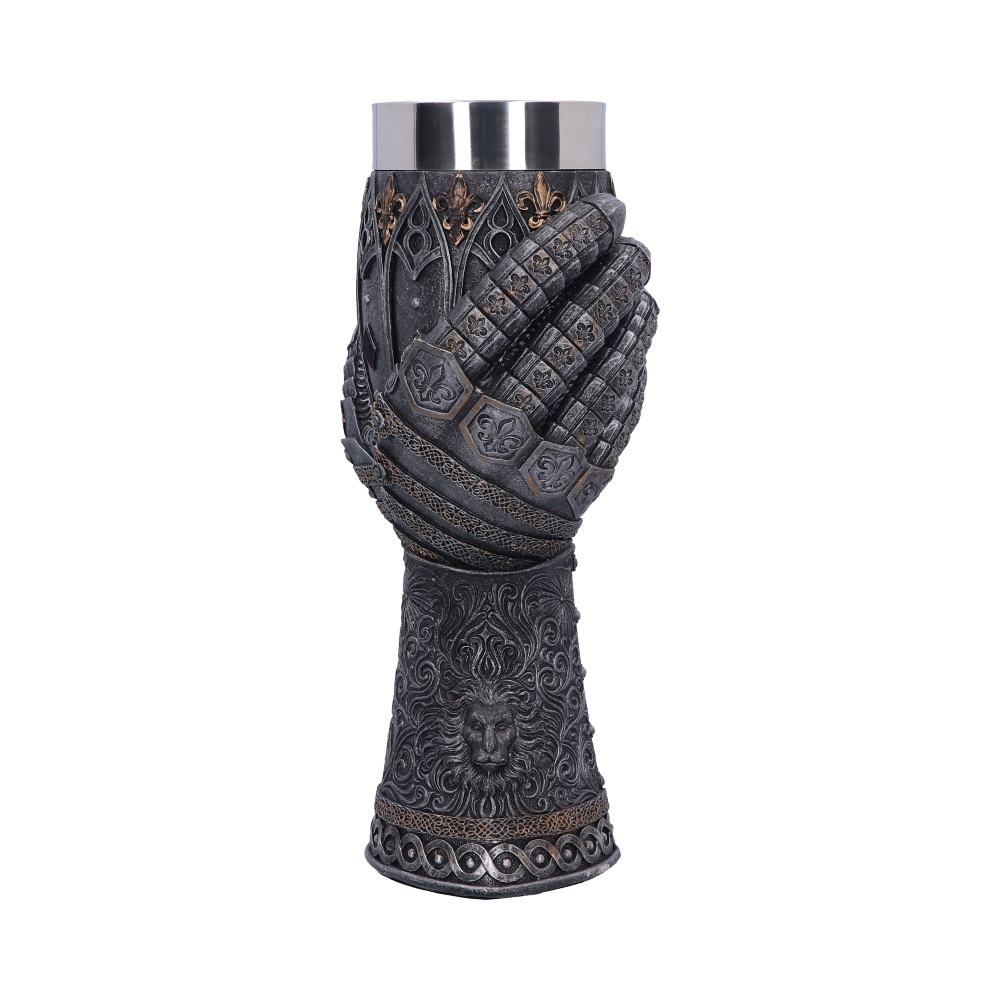 Medieval Lion Heart Gauntlet Armour Goblet 2