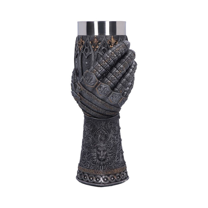Medieval Lion Heart Gauntlet Armour Goblet 2
