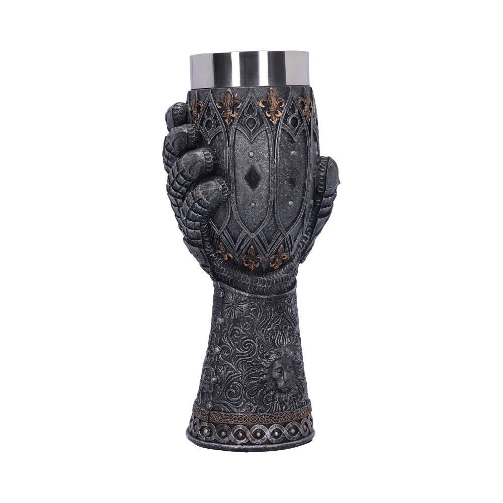 Medieval Lion Heart Gauntlet Armour Goblet 3