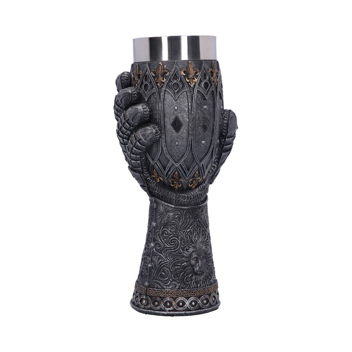 Medieval Lion Heart Gauntlet Armour Goblet 3