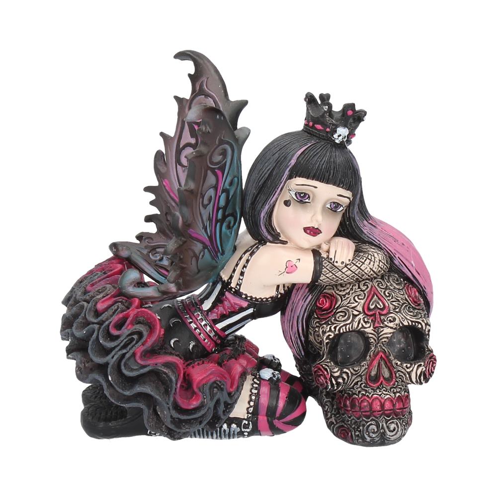 Little Shadows Lolita Figurine Gothic Fairy and Sugar Skull Ornament 12cm 1