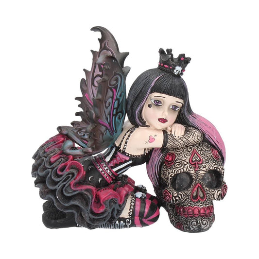 Little Shadows Lolita Figurine Gothic Fairy and Sugar Skull Ornament 12cm 1