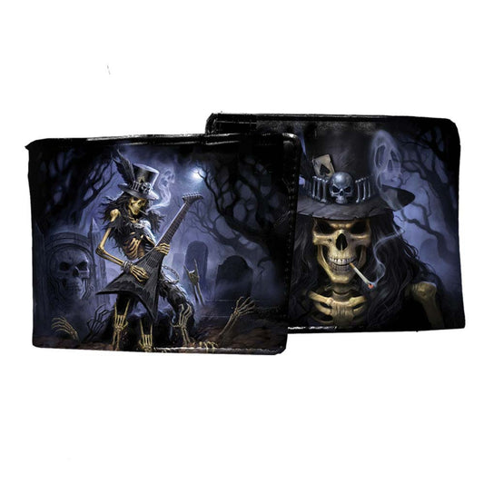 Play Dead Smoking Guitar Wallet Black 11cm Nemesis Now James Ryman 1