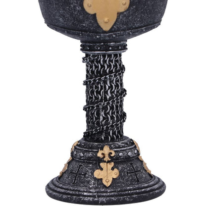 Crusader Medieval Knight Chainmail Wine Goblet 18cm 6