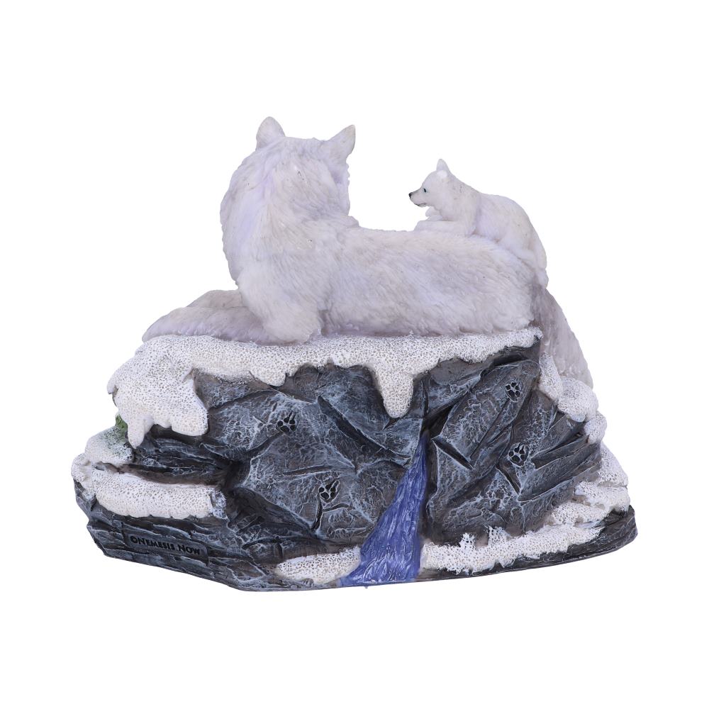 Mothers Watch White Wolf and Pups Calendar Mothers 13cm 3