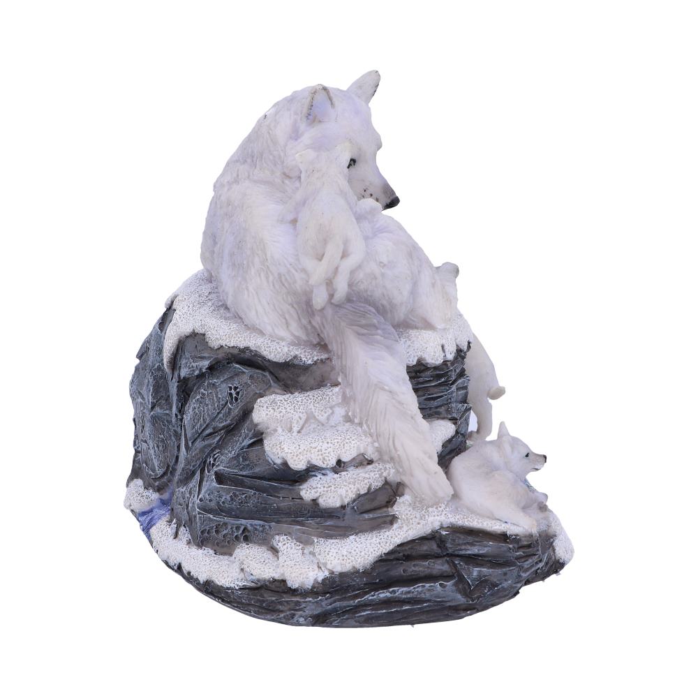 Mothers Watch White Wolf and Pups Calendar Mothers 13cm 4