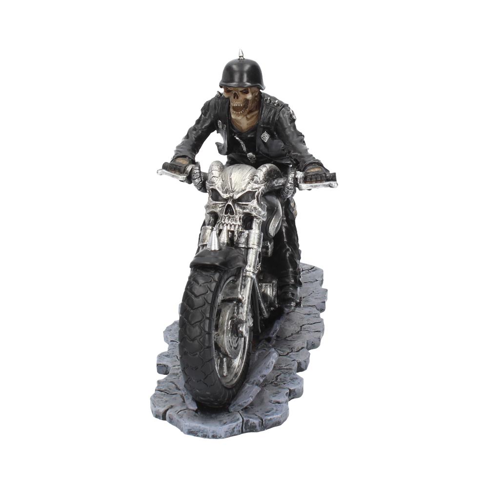 Hell on the Highway Skeleton Motorbike Ornament Figurine 20.5cm 2