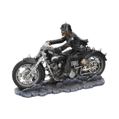 Hell on the Highway Skeleton Motorbike Ornament Figurine 20.5cm 3
