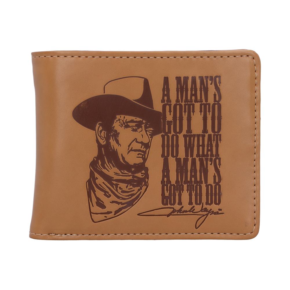 A Mans Got To Do What John Wayne Wallet 1