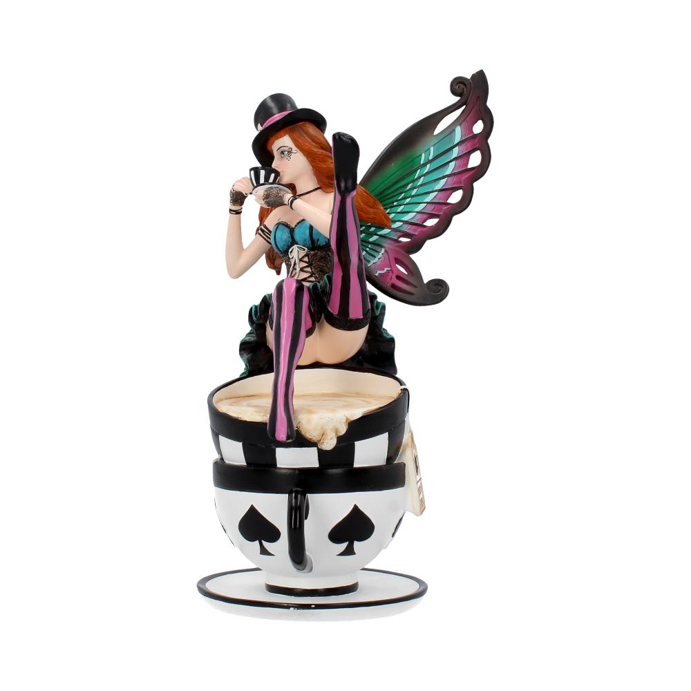 Hatter with Teacup 16cm Wonderland Fairy Resin Statue 2