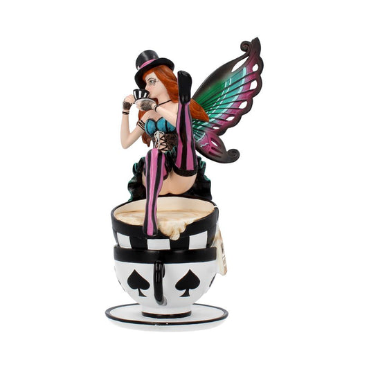 Hatter with Teacup 16cm Wonderland Fairy Resin Statue 2