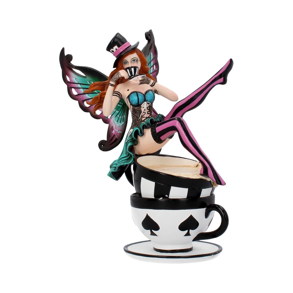 Hatter with Teacup 16cm Wonderland Fairy Resin Statue