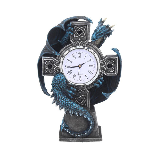 Draco Clock by Anne Stokes 17.8cm 1