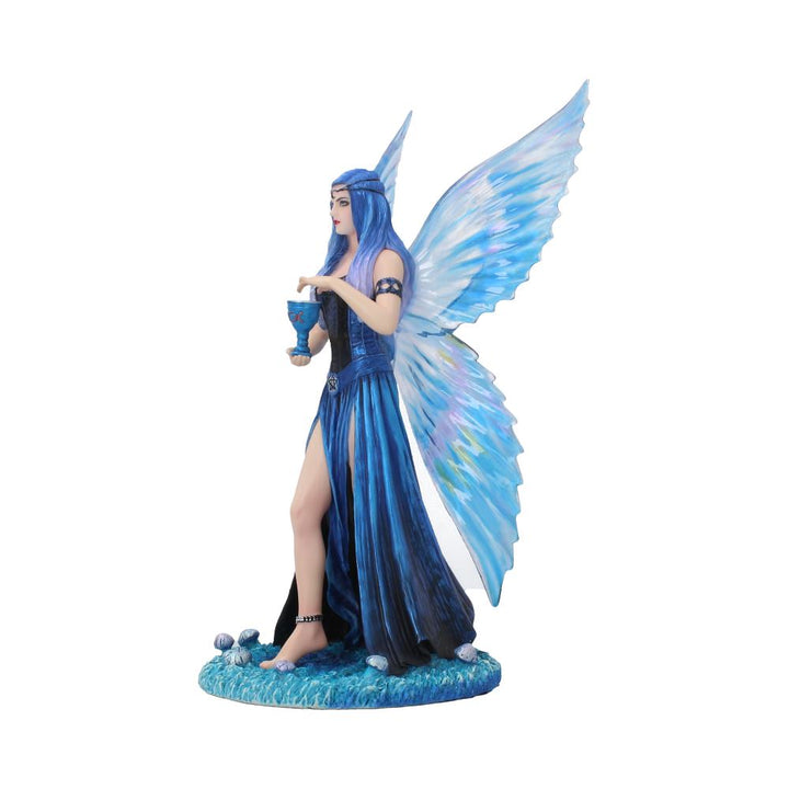 Anne Stokes Enchantment Blue Fairy with Goblet Figurine 26cm Display Statue