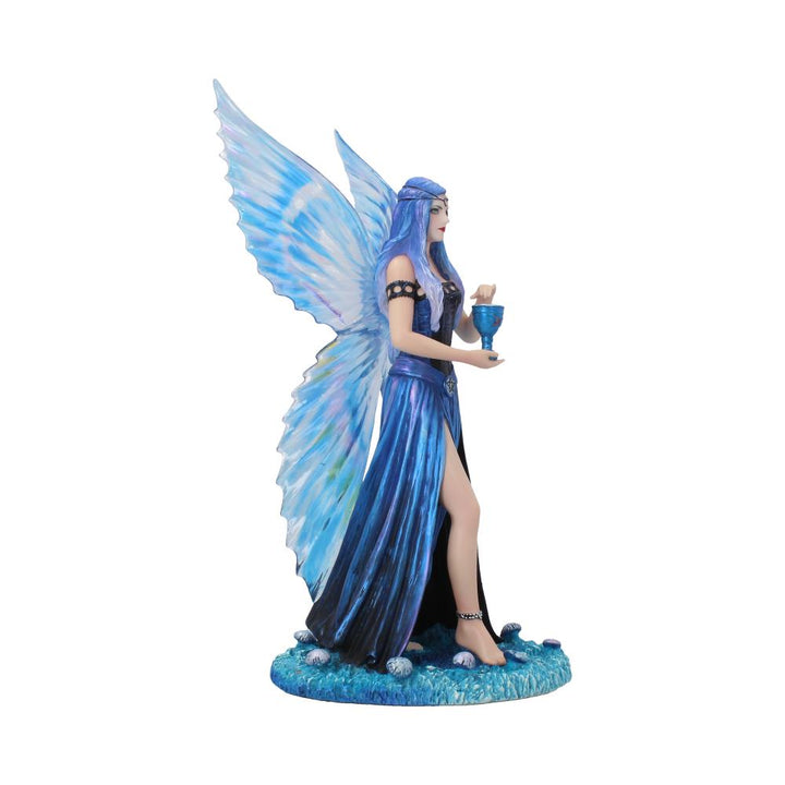 Anne Stokes Enchantment Blue Fairy with Goblet Figurine 26cm Display Statue