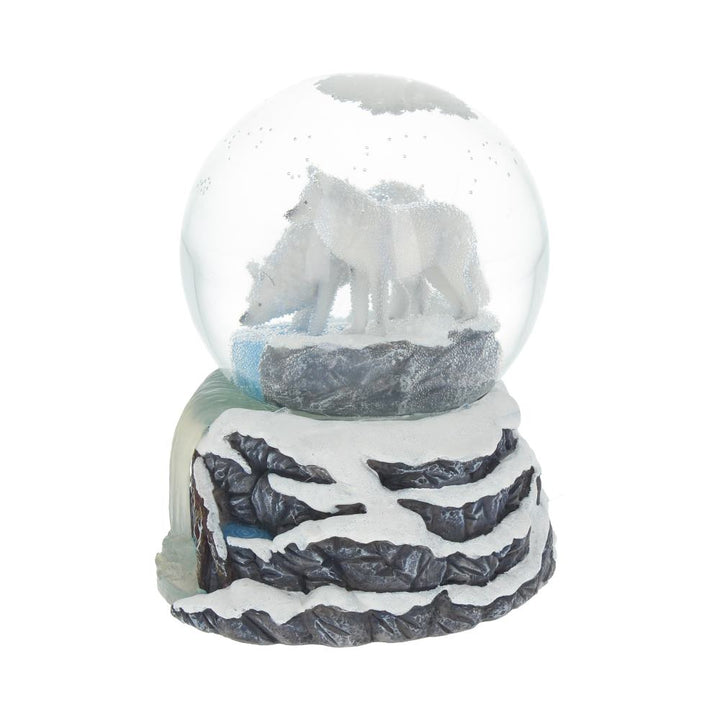 Warriors of Winter Wolf Snowglobe 14.5cm by Lisa Parker