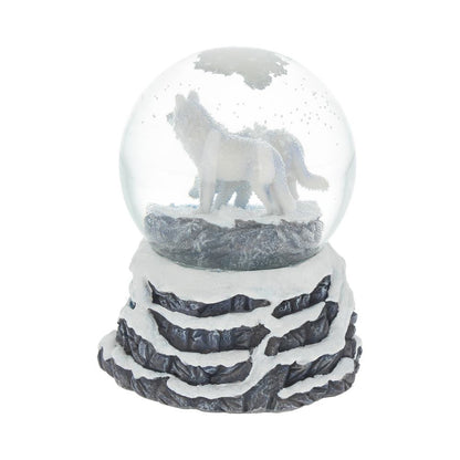 Warriors of Winter Wolf Snowglobe 14.5cm by Lisa Parker 3