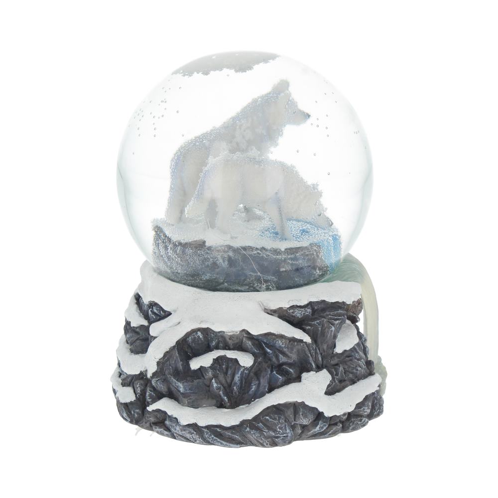 Warriors of Winter Wolf Snowglobe 14.5cm by Lisa Parker 5