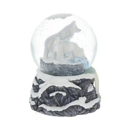 Warriors of Winter Wolf Snowglobe 14.5cm by Lisa Parker 5