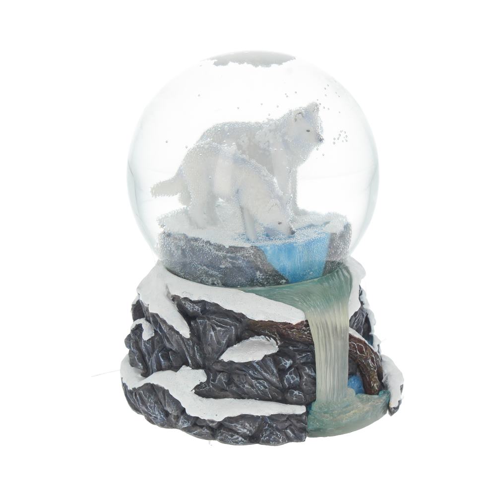 Warriors of Winter Wolf Snowglobe 14.5cm by Lisa Parker 6
