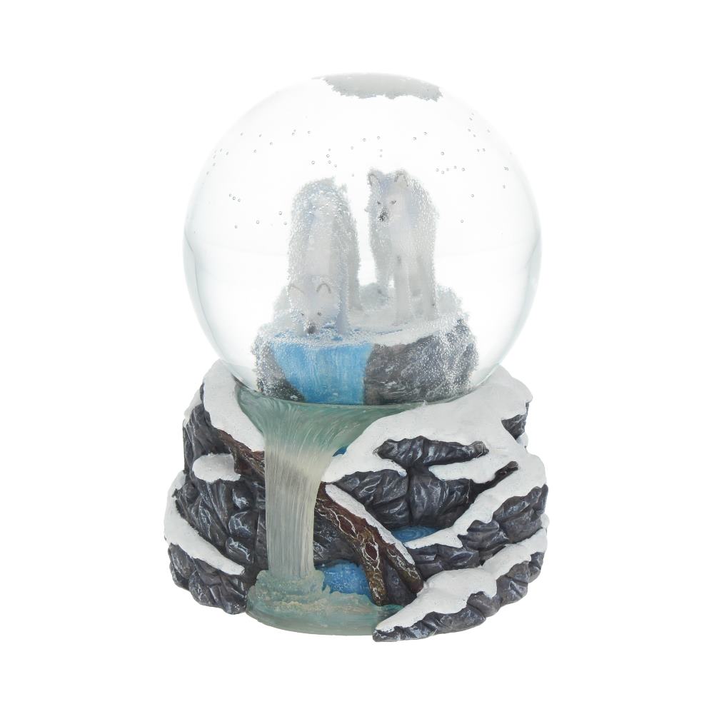 Warriors of Winter Wolf Snowglobe 14.5cm by Lisa Parker 1