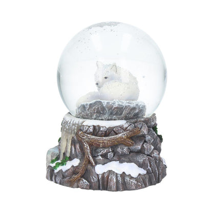 Guardian of the North Wolf Snowglobe 14.5cm 2