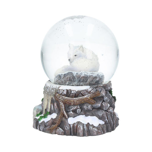 Guardian of the North Wolf Snowglobe 14.5cm 2