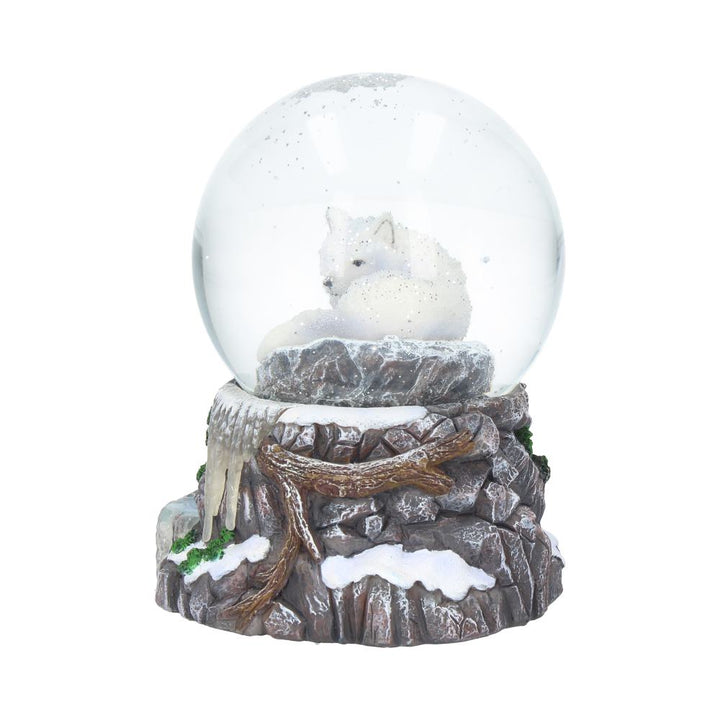 Guardian of the North Wolf Snowglobe 14.5cm