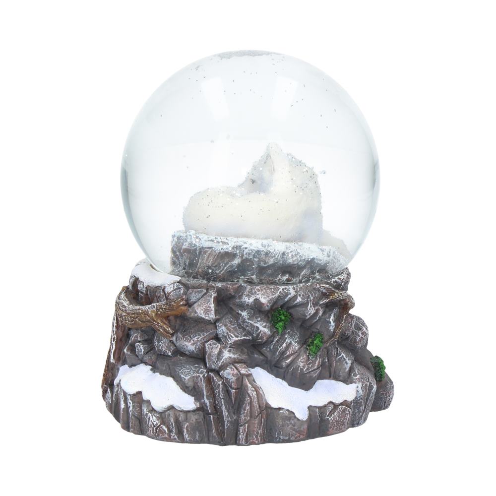Guardian of the North Wolf Snowglobe 14.5cm 3