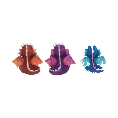 Three Wise Dragonlings Figurines Dragon Ornaments 8.5cm 10