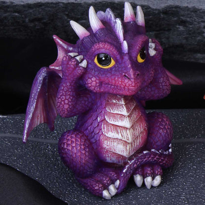 Three Wise Dragonlings Figurines Dragon Ornaments 8.5cm 13