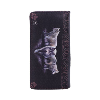 Soul Bond Wolf Embossed Purse 18.5cm by Anne Stokes 3