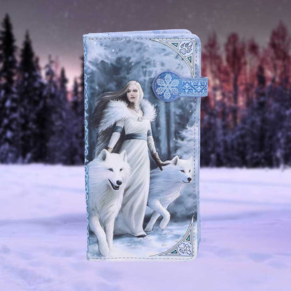 Winter Guardians Wolf Embossed Purse 18.5cm by Anne Stokes 7