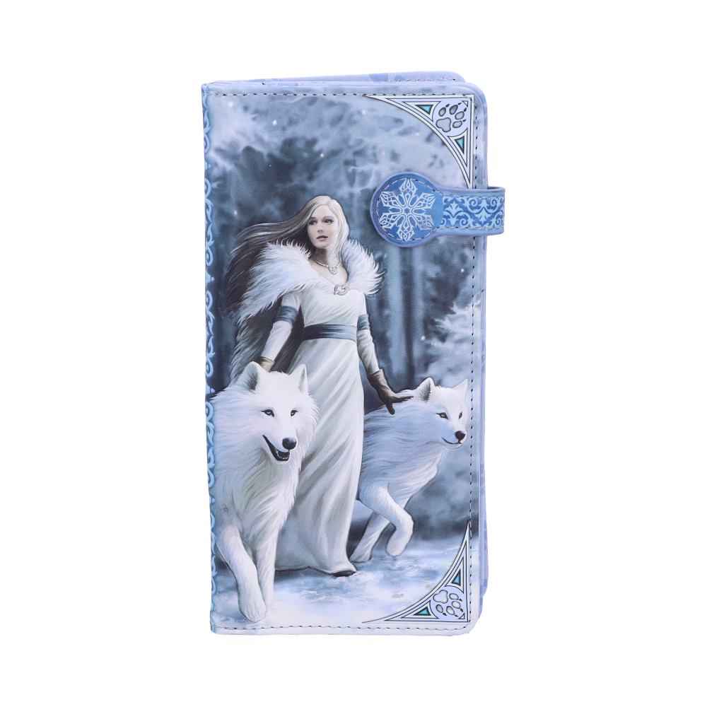 Winter Guardians Wolf Embossed Purse 18.5cm by Anne Stokes 1