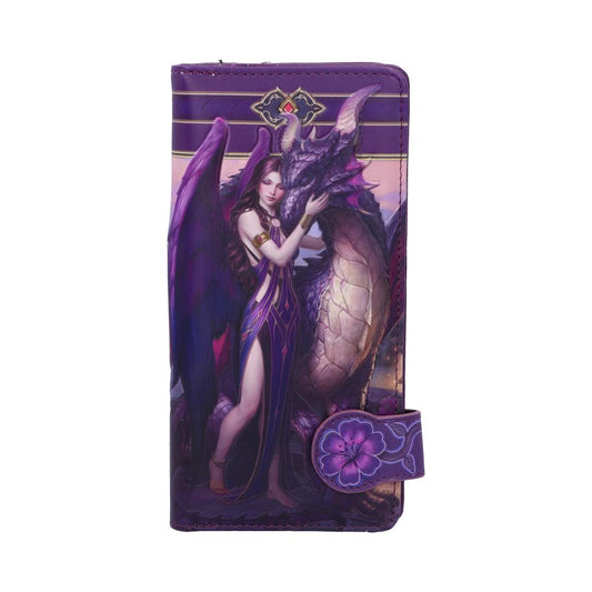 Dragon Sanctuary Embossed Purse Purple 18.5cm 1