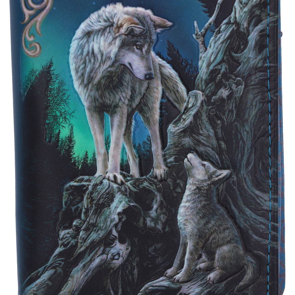 Guidance Wolf Pup Embossed Purse Turquoise 18.5cm 6