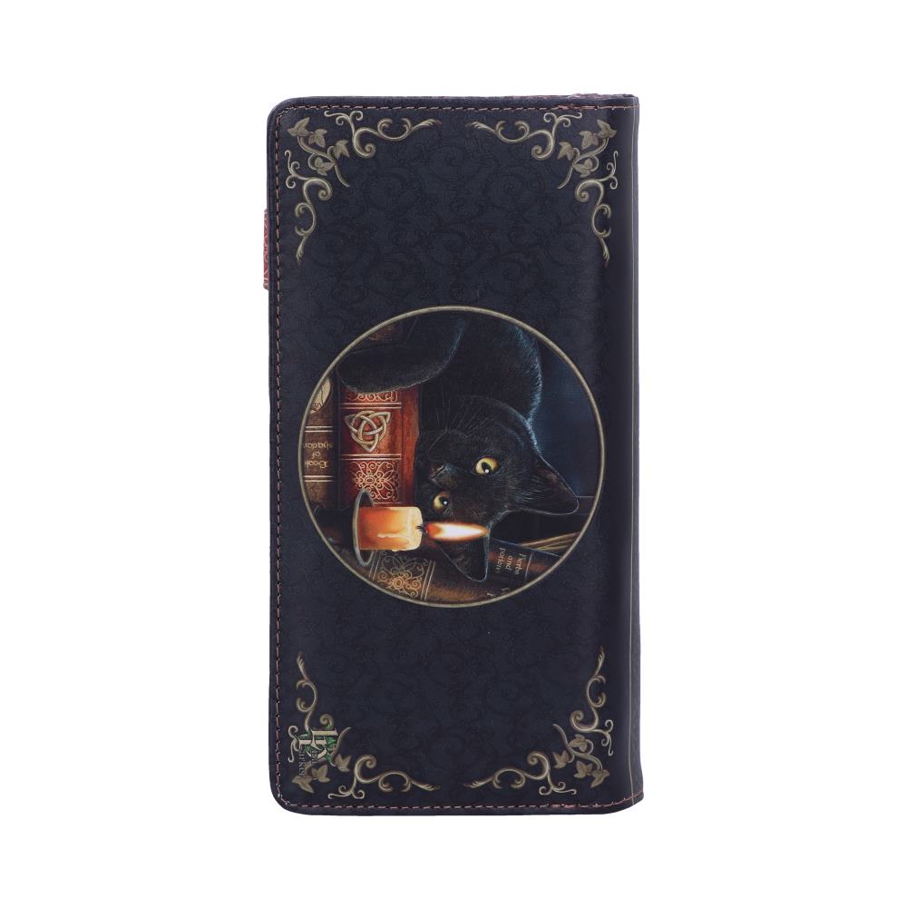 Witching Hour Cat Witch Purse Black Embossed 18.5cm by Lisa Parker 3