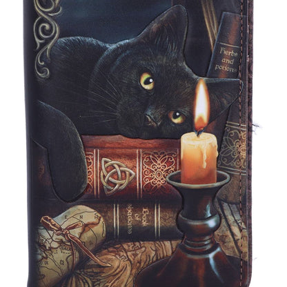 Witching Hour Cat Witch Purse Black Embossed 18.5cm by Lisa Parker 6