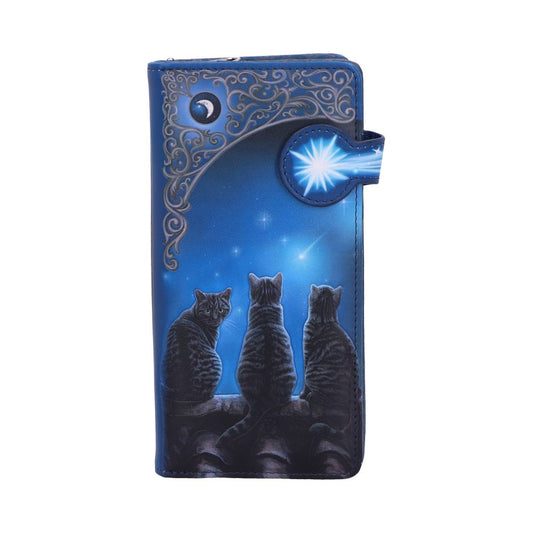 Nemesis Now Lisa Parker Wish Upon A Star Cat Purse Blue 18.5cm 1