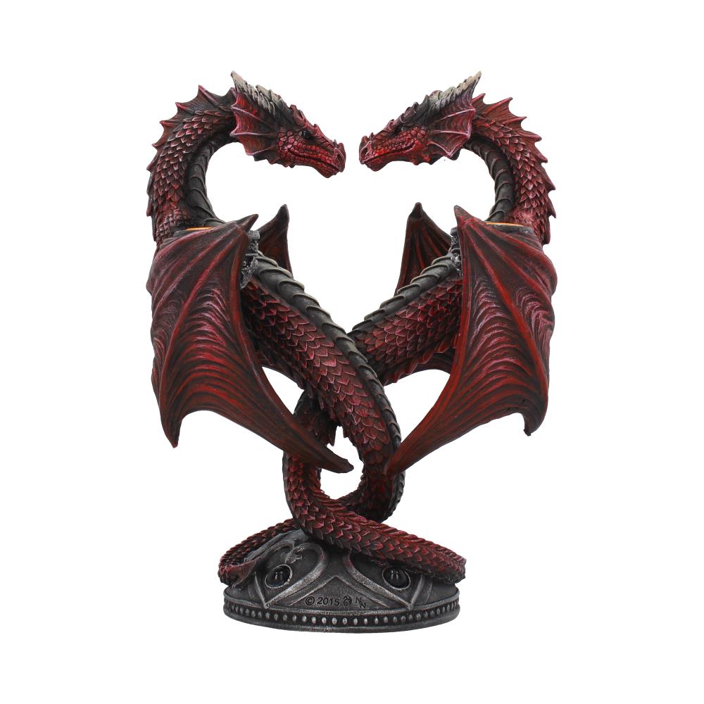 Dragon Heart Anne Stokes Valentines Edition Romantic Gothic Candle Holder 23cm 1