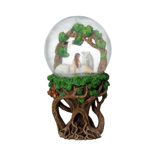Anne Stokes Pure Heart Unicorn Snowglobe 18cm 1