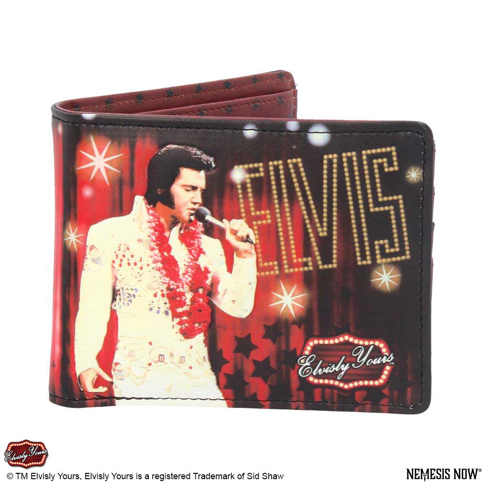 Elvisly Yours Elvis Wallet Red 11cm Officially Licensed 1